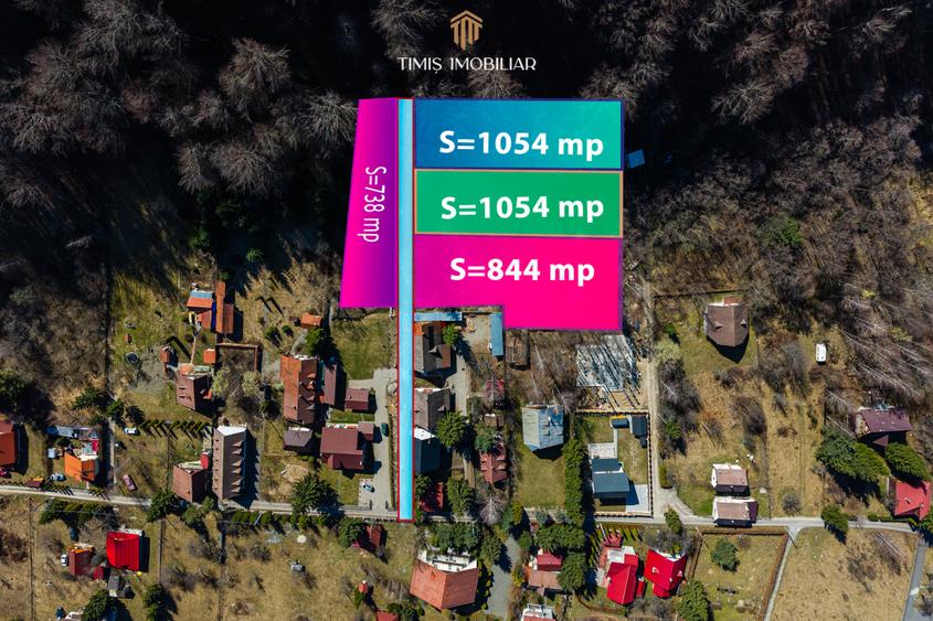 Central - 4 terenuri cu deschidere directa la padure – Poiana Mărului