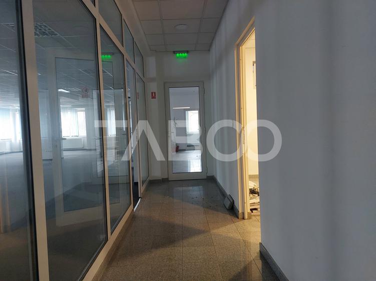 Spatiu de birouri 275 mp 3 camere etaj 1 autorizat ISU Sibiu