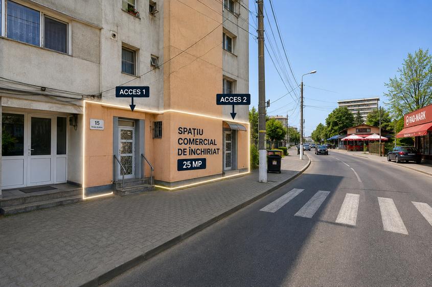 Inchiriere Spațiu Comercial | 25mp | Gara Nicolina |Disponibil imediat