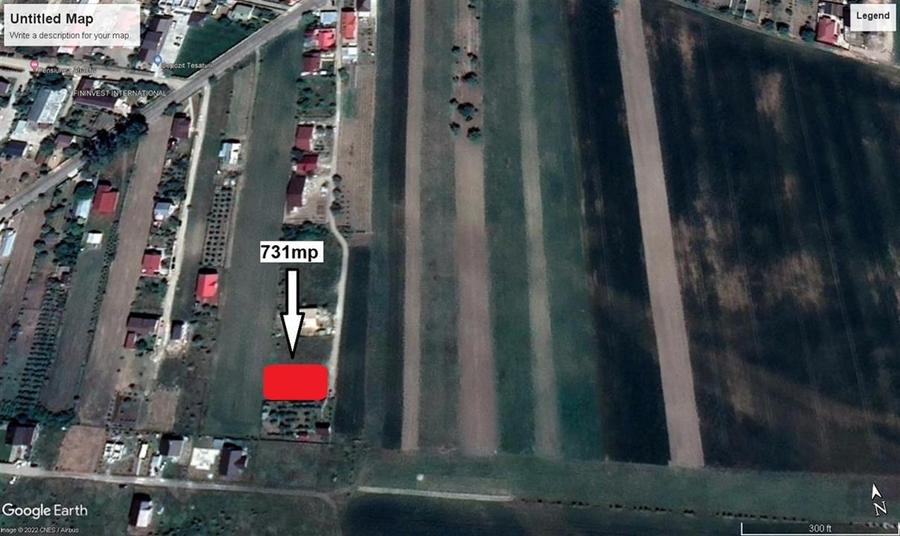 Teren intravilan in Golesti in suprafata de 731mp
