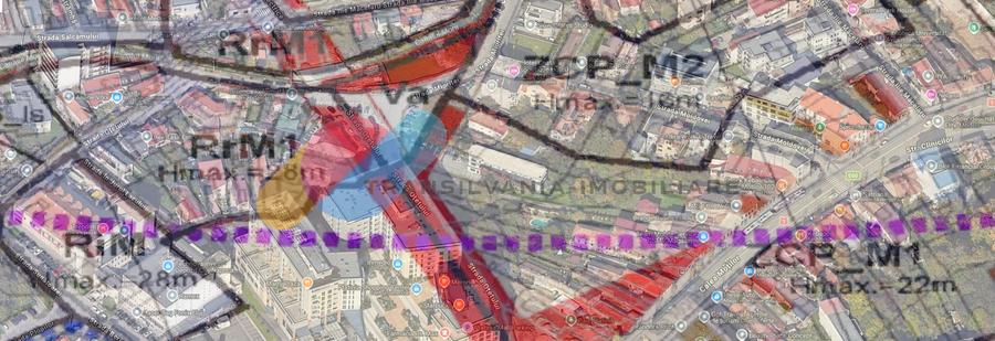 Teren central 690 mp | ZCP_M1 | Pretabil S+P+2+Etr | Zona Platinia
