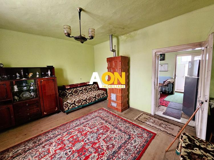 Casă traditională, 3 camere, 1766 mp teren, la asfalt, Vintu de Jos