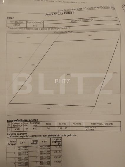 Teren extravilan,850 mp,ideal de cabana,zona Blajeni de Jos - 3