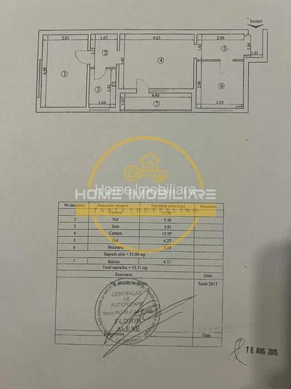 Apartament cu 2 camere/ 55 mp/ zona Tatarasi - 5