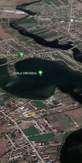 Teren intravilan Samurcași / Crevedia, 1.000 mp, D: 35 m