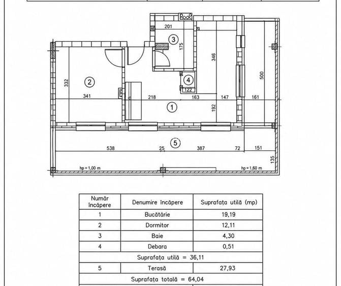 Apartament 2 camere, terasa 28 mp, str Razoare in spate la Vivo Mall - 23