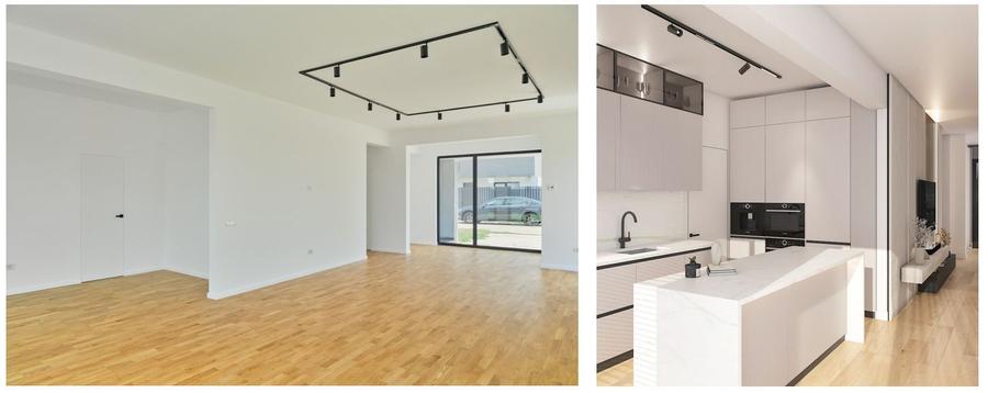 Ultima vila PREMIUM 5 camere Tunari, acces PIPERA, 350 m2 curte