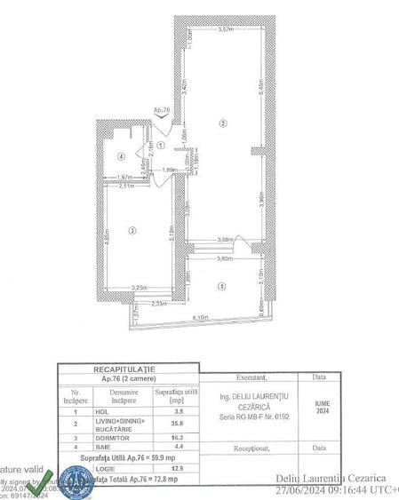 Apartament 2 camere de vanzare in Select Residence, Dristor/Dudesti