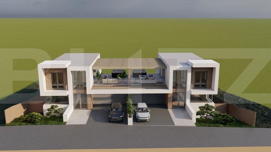 Teren cu autorizatie de constructie duplex, 1061 mp, zona Wonderland