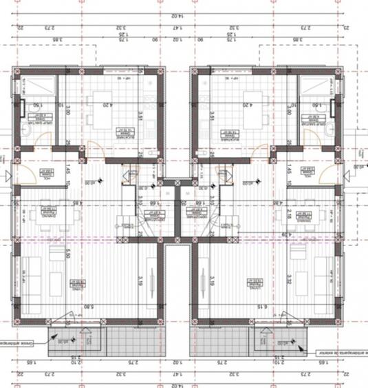 Duplex modern in stil individuala cu 4 camere si 120 mp utili - Mosnita Noua
