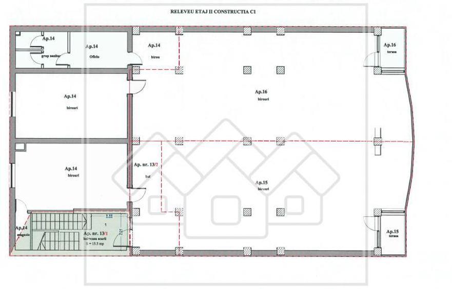 Spatiu de birouri - 413 mpu - open space - Zona Centrala
