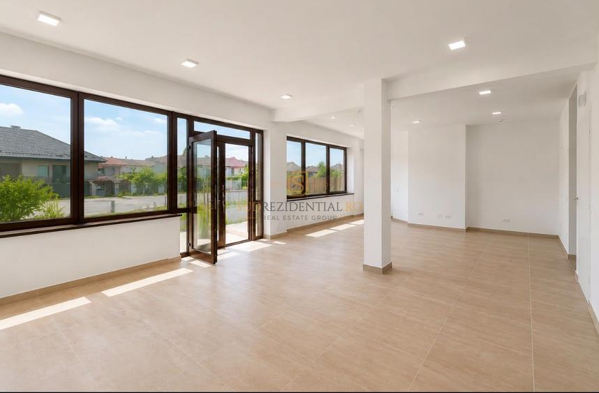 Spațiu Comercial 75 mp + terasa 17 mp, Parter, Bragadiru