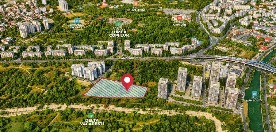 Teren cu Autorizatie | Proiect Rezidential 2S+P+11E | Calea Vacaresti