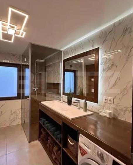 Cabana elegantă cu 2 zone spa, 180mp, teren 1200mp, Mărișel