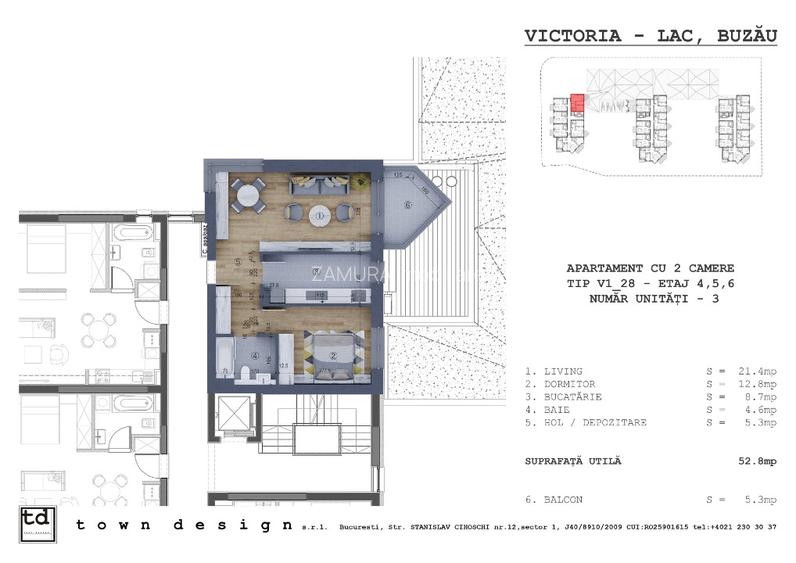 Prima Închiriere: Apartament 2 Camere – Victoria Lake - 8