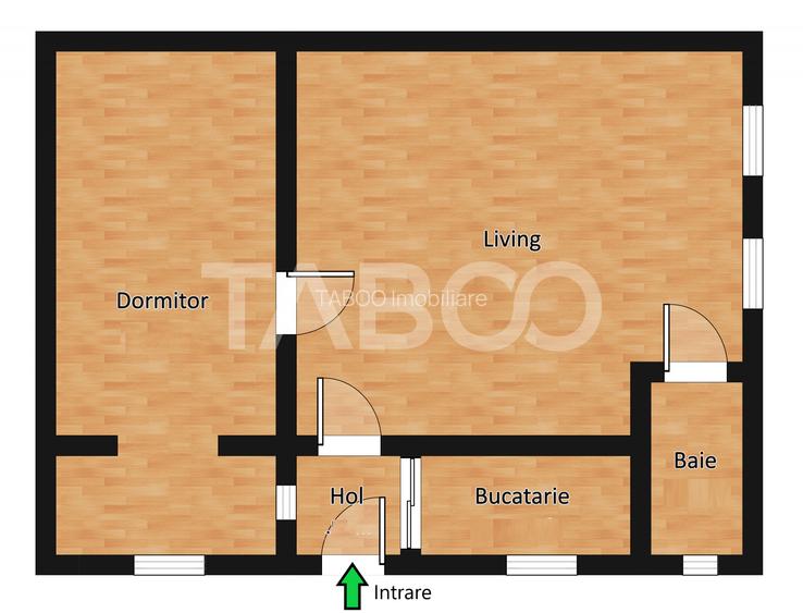 Apartament cu 2 camere in zona Orasul de Jos Din Sibiu - 1