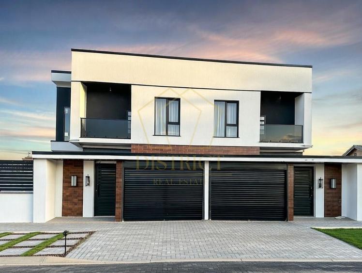 Duplex modern cu 5 camere si carport  I Mosnita Noua I