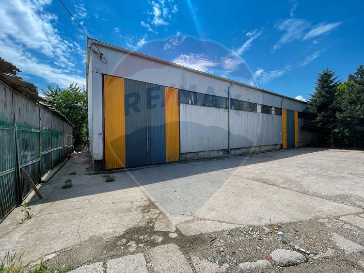 Hala + platforma betonata 600mp, Stefanesti langa centura