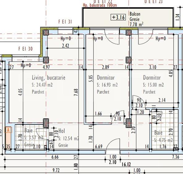 Apartament de 3 camere, semidecomandat, bloc nou, zona Pod IRA