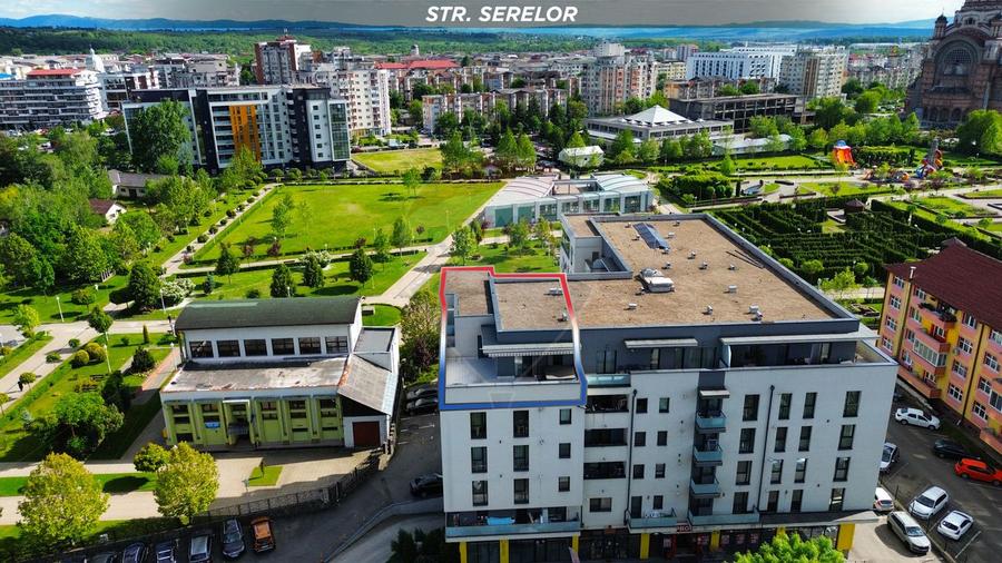 Penthouse exclusivist 186 M2C de vânzare în zona Centrală BAIA MARE