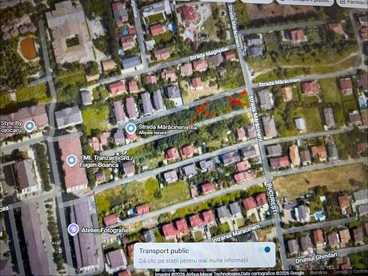 Lot teren ideal pentru casa P+1+M , Maracineni, Bragadiru, Utilitati, Acces