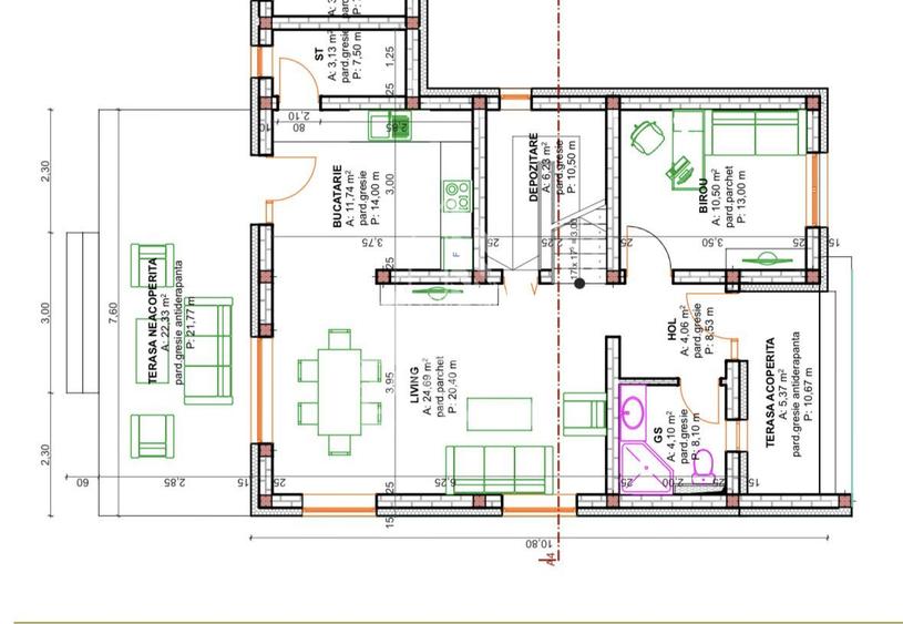 Jumatate de duplex cu 5 camere de vanzare, despartit, Dumbravita - 9