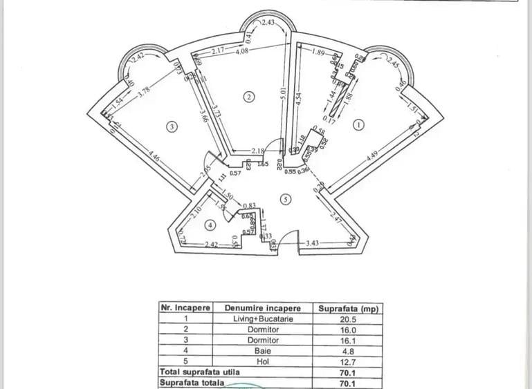 Apartament 3 Camere Zona Rond Alba Iulia Decebal Renovat Lux