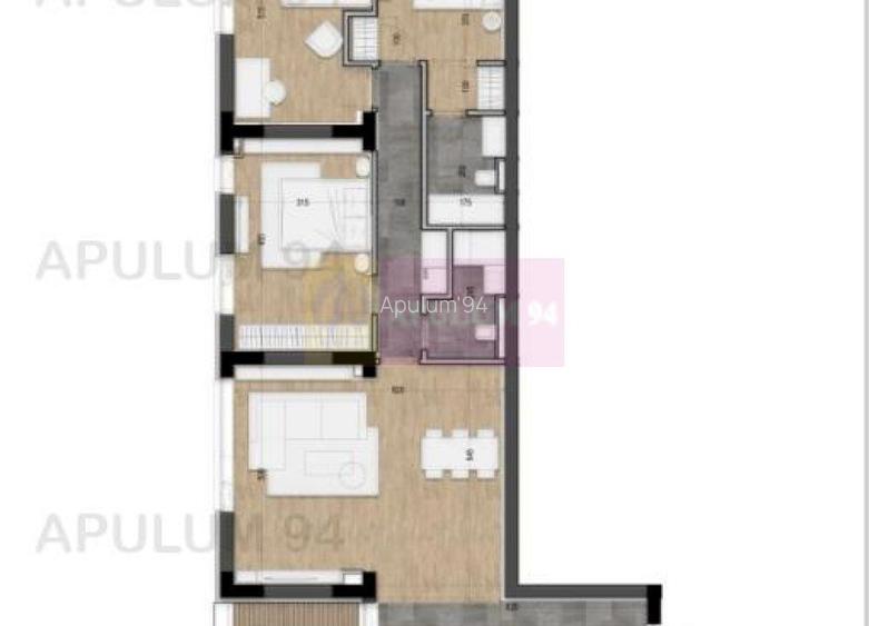 Armeneasca | 4 camere | 109 mp, mobilat utilat, boutique 2023, terasa - 8