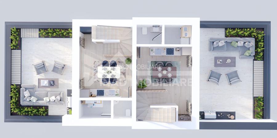 Duplex Premium, Andrei Mureșanu 141mp+garaj 30mp+terasa 38mp+teren 200mp - 6