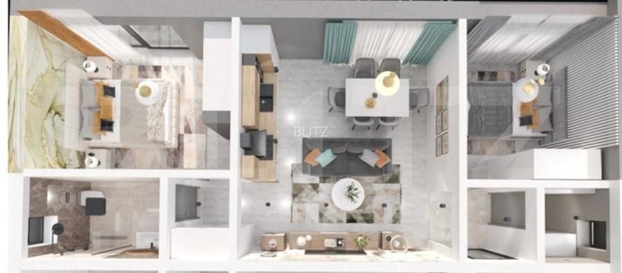 Apartament modern cu 2 camere, în bloc nou, zona-Ampoi 3 - 5
