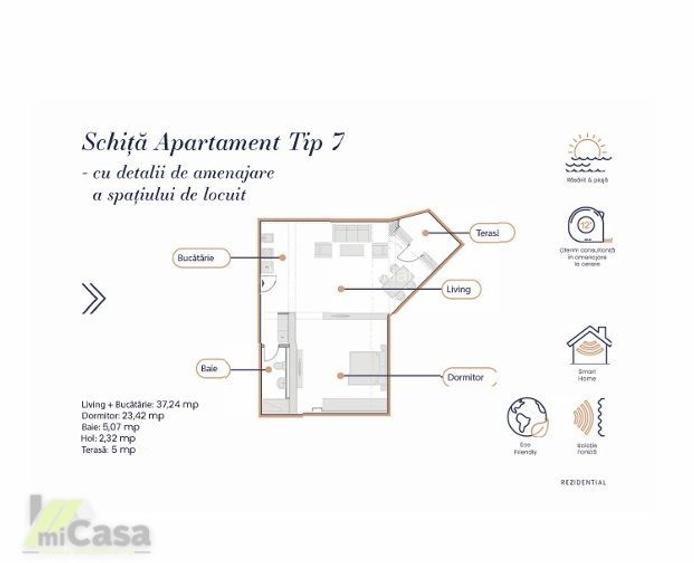 Apartament 2 Camere - Complex Rezidențial WHITE SEA - Mamaia - 2