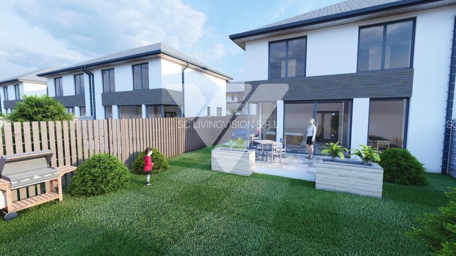 Casa noua duplex 4 camere 3 bai de vanzare in Selimbar Sibiu - 2