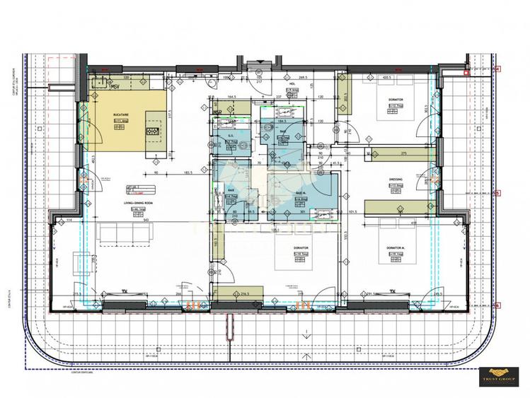 Apartament 4 camere | Yacht Kid | Terasa | 3 locuri de parcare | COMISION 0