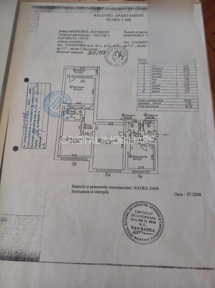 Apartamaent 3 camere zona Obor