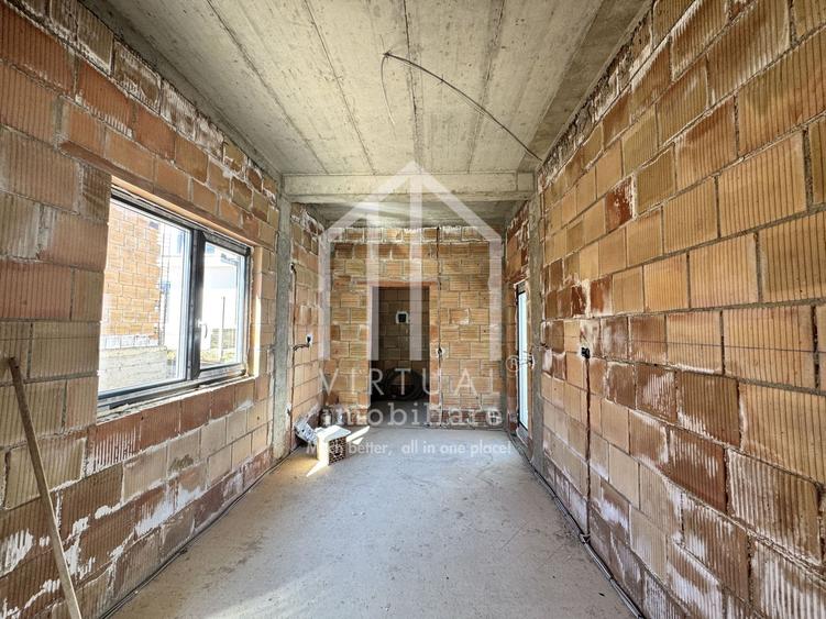 Casa individuala cu 4 camere, 130mp utili+terasa (19mp), teren 360mp