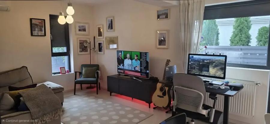 Apartament 2 Camere Otopeni |Gradina 80 mp |Mobilat, Utilat |2 Parcari
