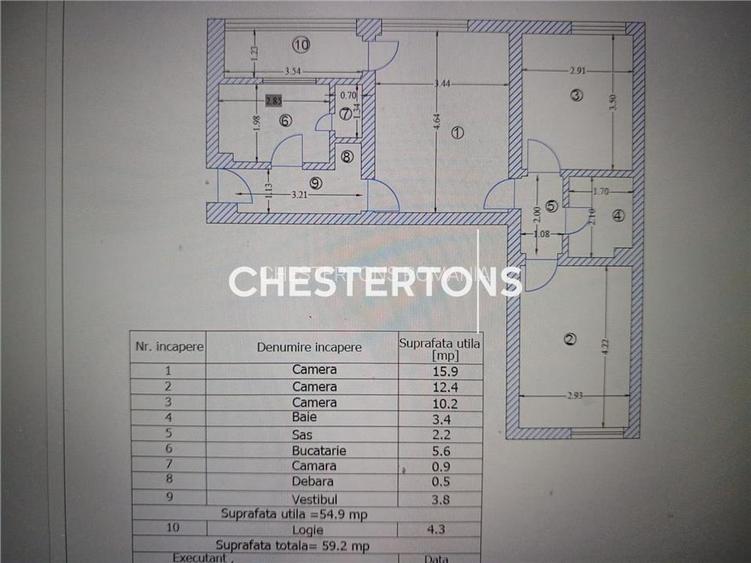 Apartament 3 camere parter inalt, zona dinamica Nitu Vasile/Berceni - 2