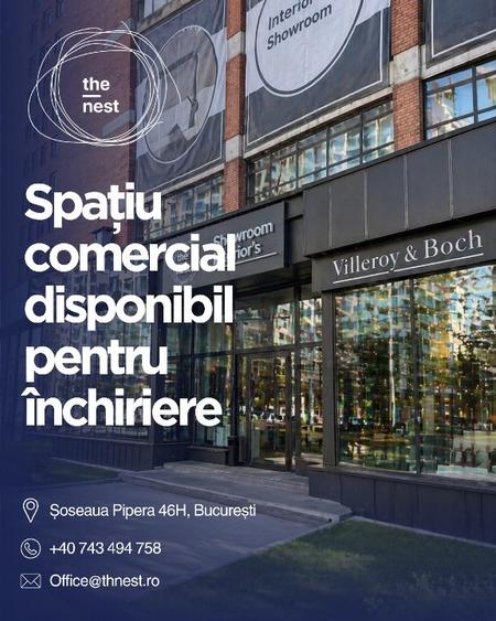 Spațiu comercial de închiriat în incintă Showroom Mobilă-– Ideal Design / Arhite