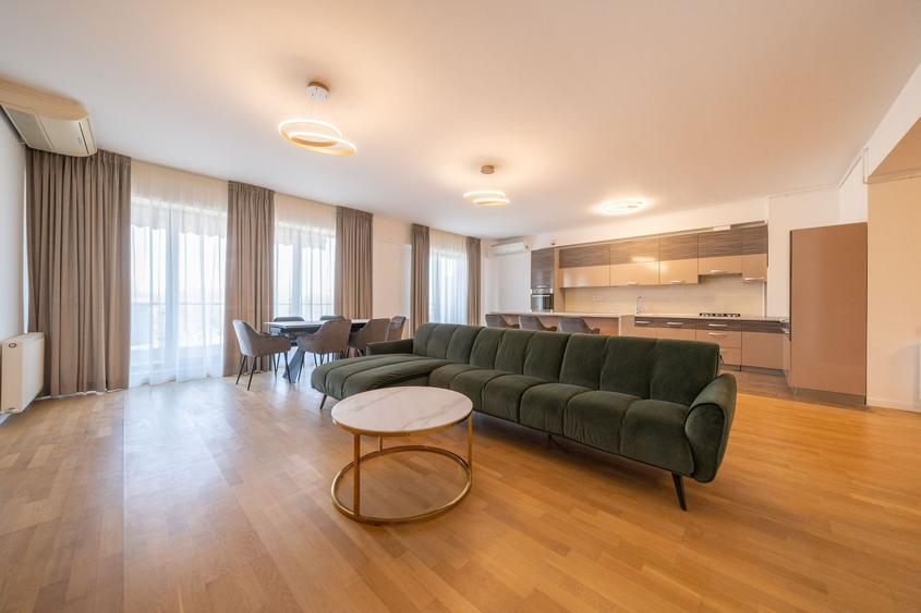 Herastrau, apartament de 4 camere mobilat Rovere