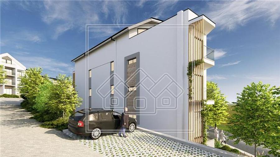 Penthouse cu 3 camere, 2 bai si balcon - la cheie