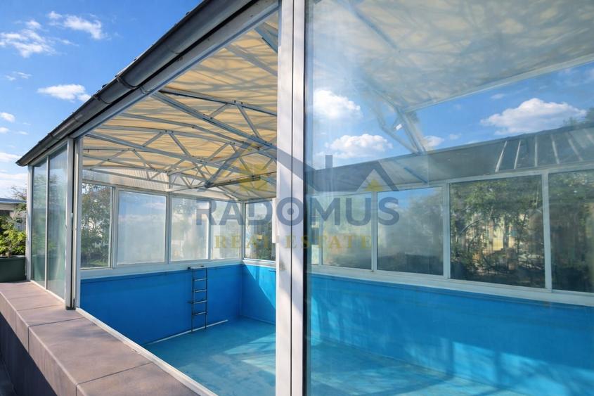 Casă P+1 I 3 Cam + 2 Băi I Piscină acoperită/încălzită I Teren 621 Mp