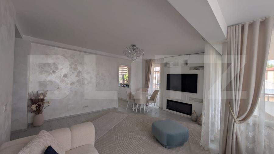Apartament 3 camere, 66 mp, prima inchiriere, terasă 12 mp, zona Central