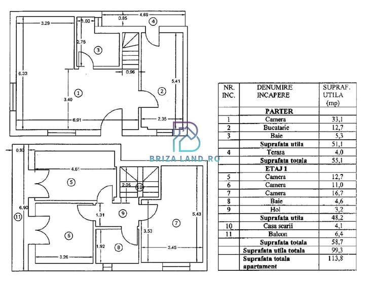 Bucurestii Noi, AFICity, casa P+E+Pod, sup. 173mp, 4 camere doua bai teren 120mp
