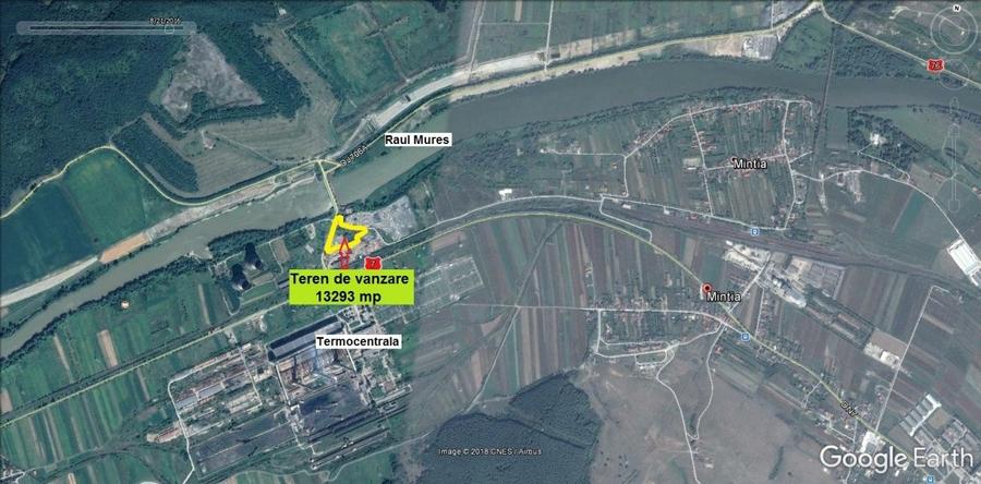 Proprietar Mintia Vetel, platforma betonata, 13293 mp, ideal parc fotovoltaic