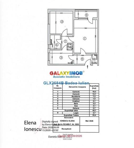Apartament 2 camere etaj 7 10 - renovat - Metrou Titan