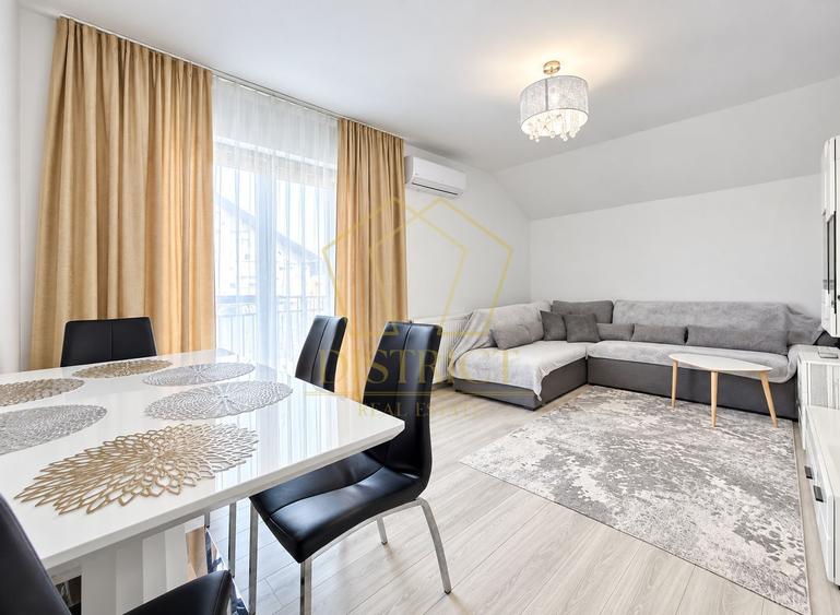 Apartament cu 2 camere mobilat | Etajul 1 | 57 mp utili | in Giroc la asfalt.