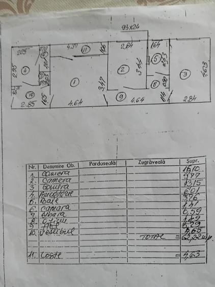 Berceni - Obregia, P-ta Straduintei, 3 camere de vanzare, etaj 3 / 4, confort 1