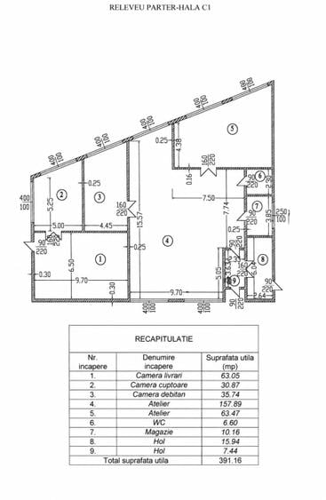 Halā/Spațiu Industrial + Birouri 1.750 mp + Teren 1.170 mp / Șoseaua Berceni