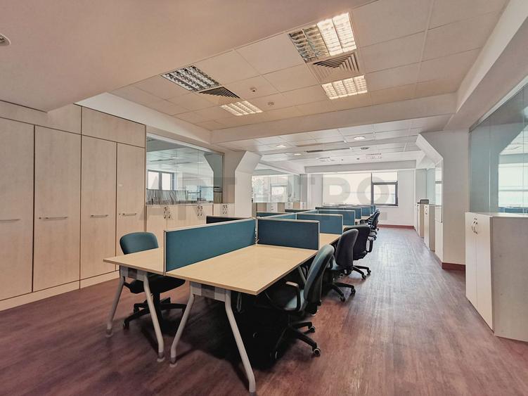 Zero comision, 110-320mp birou mobilat Aviatiei parcare, 8 minute [M]
