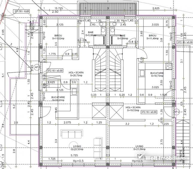 Duplex 245 mp, D+P+E+M, zona linistita de case, panorama deosebita ! - 7